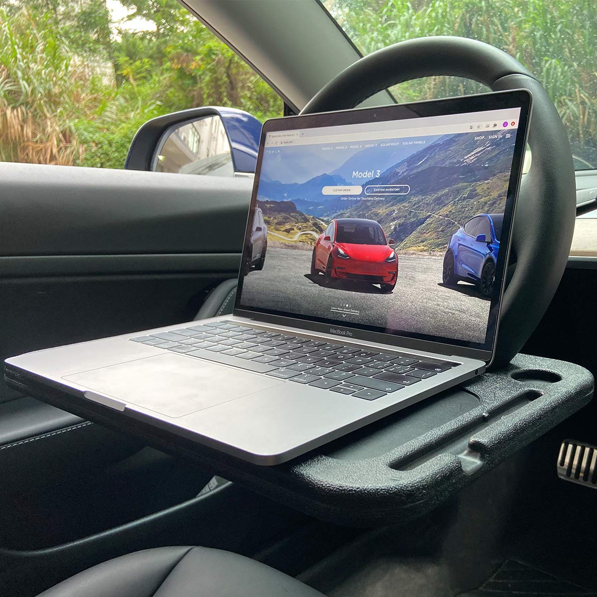 Auto Pilot Desk (Black) | Tesla Model S/3/X/Y | CAMPER MODE