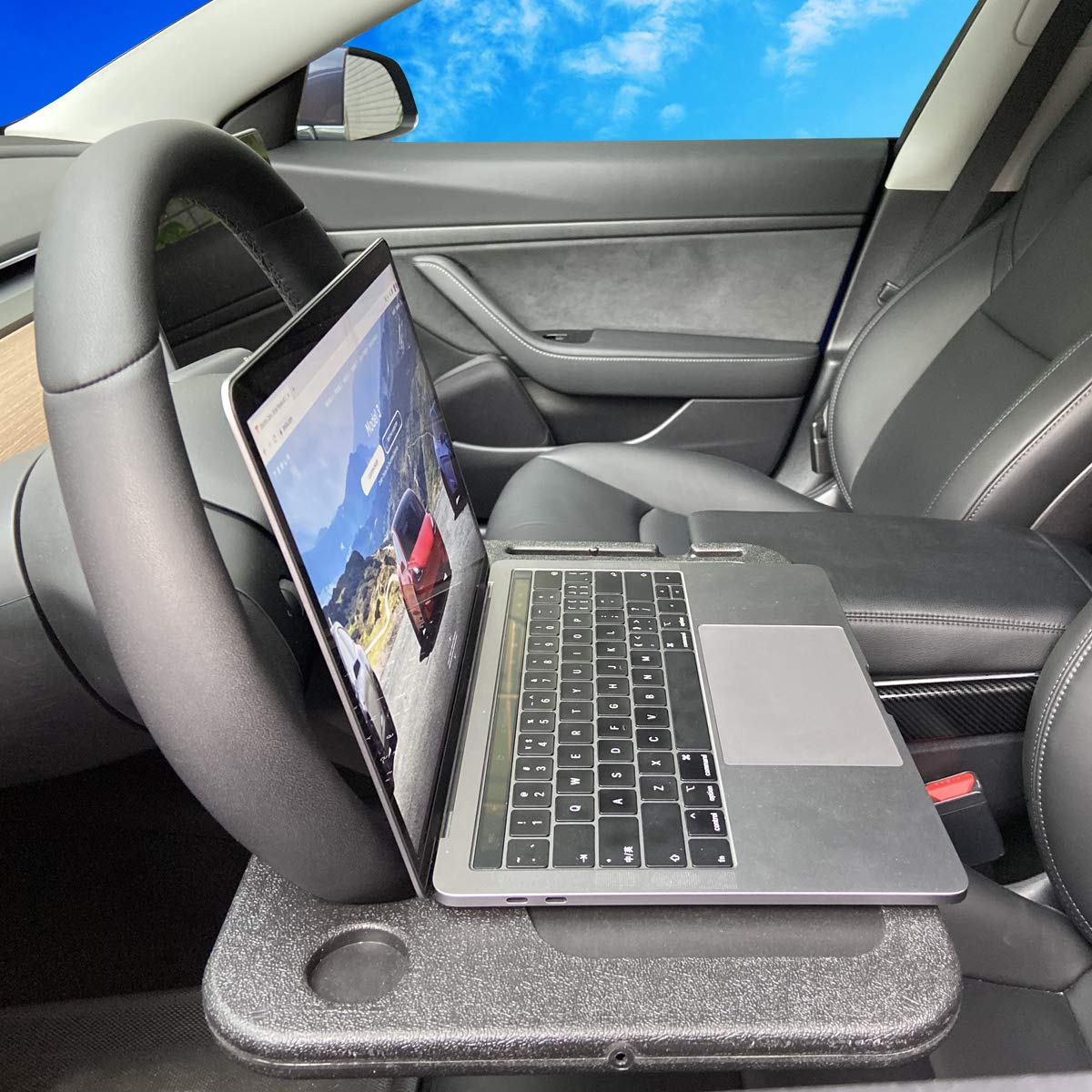 Auto Pilot Desk (Black) | Tesla Model S/3/X/Y | CAMPER MODE
